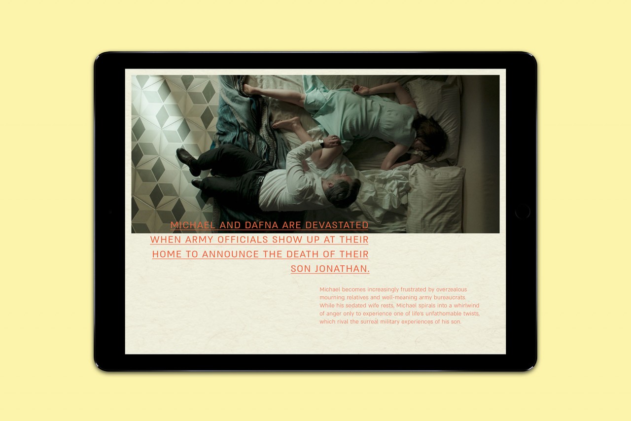 Büro Hyngar Plakat und digitales Presseheft für den Film »Foxtrot«